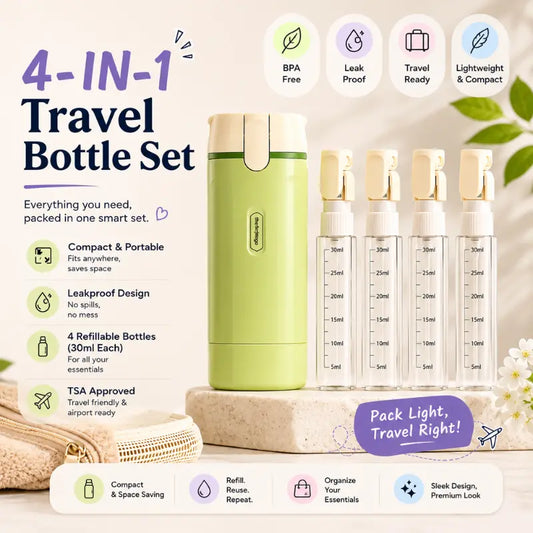4 in 1 travel bottle