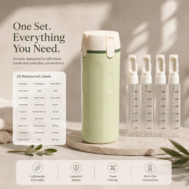 4 in 1 travel bottle