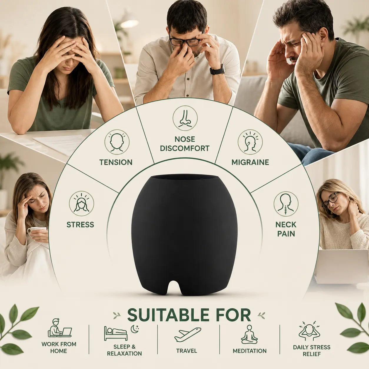 Clovane CalmVault™ 360° Hot & Cold Relief Cap