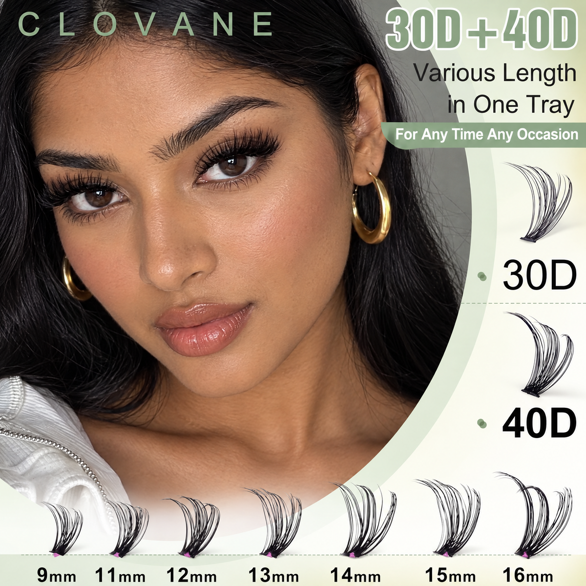 30D and 40D various lengths 9-16mm for any occasion
